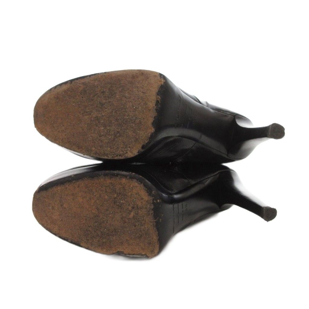 セルジオロッシ Sergio rossi ロングブーツ レザー 本革 38.5 黒