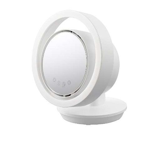 東芝 TOSHIBA TF-14 DT 26-W ホワイト LEDミラー付き14 cm DC 卓上扇風機