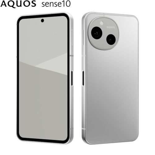 シャープ SHARP AQUOS sense 10 6.1型 6 GB|128 GB ライトシルバー SIMフリースマートフォン SH-M 33 A-S