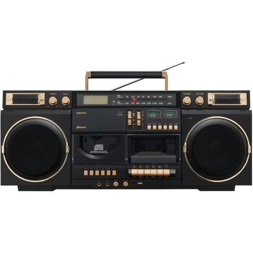 ORION SCR-B 9 ブラック Bluetooth搭載CDステレオラジオカセット レトロ USB SD MP 3 FM|AM