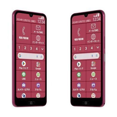 FCNT エフシーエヌティー らくらくスマートフォン Lite MR 01 6.1型 4 GB|64 GB マゼンタ SIMフリー