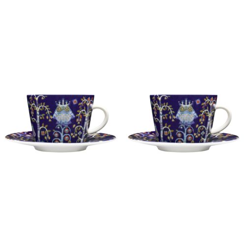 イッタラ 日本 iittala タイカ コーヒーカップ＆ソーサー ブルー ペア