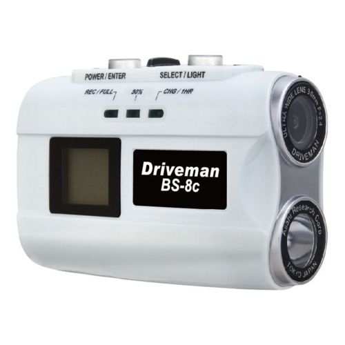 Driveman ドライブマン BS-8 c-W-32 G ホワイト バイクドライブレコーダーヘルメット簡単装着 32 GB付