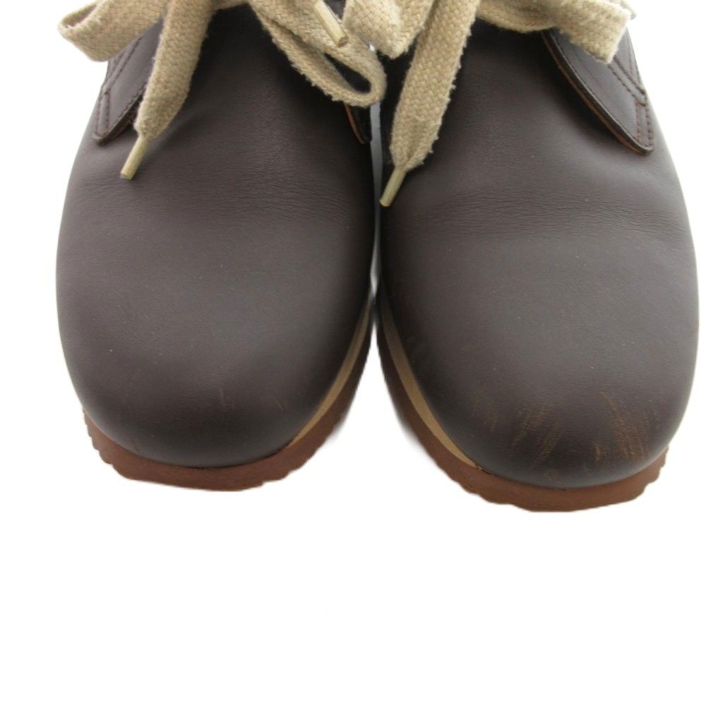 エルメス HERMES クイック レザースニーカー シューズ レースアップ 37