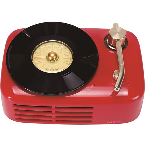 AIWA アイワ SB-LFS 30-R レッド ラジオ付きBluetoothスピーカー