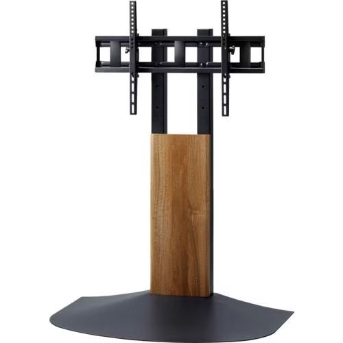 朝日木材加工 WS-BL 840-DB ダークブラウン木目-ブラック Swing 壁寄せテレビスタンド
