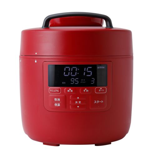 シロカ siroca 電気圧力鍋 おうちシェフ PRO SP-2 DS 271-R レッド