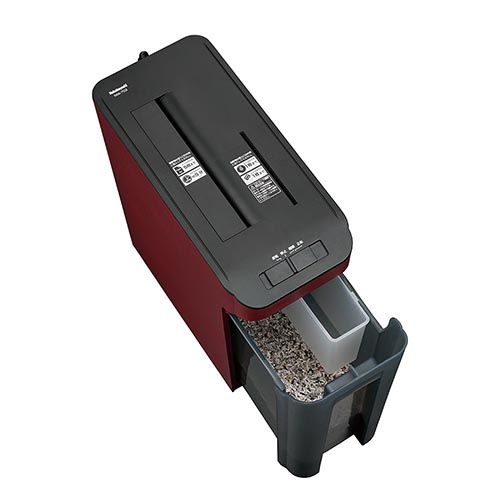 ナカバヤシ NSE-703 WR ワインレッド シュレッター マイクロカット