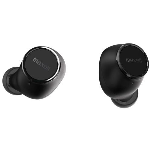 マクセル maxell MXH- ブラック Bluetooth対応完全ワイヤレスカナル型ヘッドホン