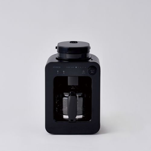 シロカ siroca 全自動コーヒーメーカー SC-A 271タッチパネル式 メッシュフィルター タイマー機能 テイストを2種類から選択 ガラスサーバー