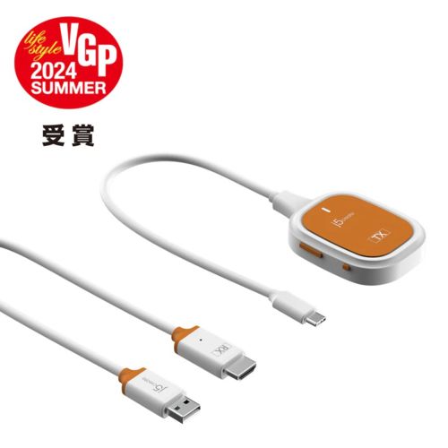 ジェイファイブ クリエイト j 5 JVAW 61 USB-C to HDMIワイヤレス送受信機 iPhone 15対応
