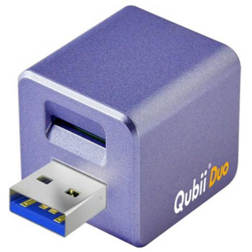 maktar MKPQD-PP パープル Qubii Duo iOS-Android両用カードリーダー