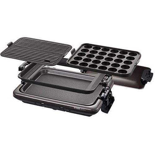 タイガー魔法瓶 TIGER CRV-G 301-T ブラウン ホットプレート これ1台 タイプ 1300 W