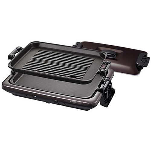 タイガー魔法瓶 TIGER CRV-G 201-T ブラウン ホットプレート モウいちまい タイプ 1300 W