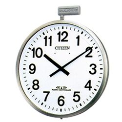 シチズン CITIZEN 4 MY 611-B 19 銀色ヘアライン仕上 パルウェーブM 611 B 壁面取り付電波時計