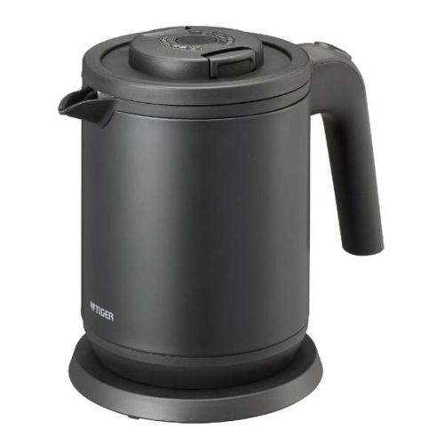 タイガー魔法瓶 TIGER PCK-A 081-KM 蒸気レス電気ケトル 6 SAFE 0.8 L マットブラック