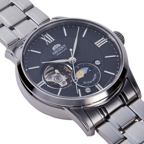 オリエント ORIENT RN-AS 0001 B コンテンポラリーコレクション セミスケルトン 機械式時計 メンズ