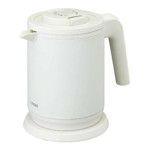 タイガー魔法瓶 TIGER PCK-A 081-WM 蒸気レス電気ケトル 6 SAFE 0.8 L マットホワイト