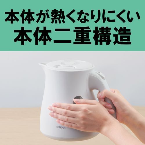 タイガー魔法瓶(TIGER) PTV-A080WG グレイッシュホワイト QUICK&SAFE＋