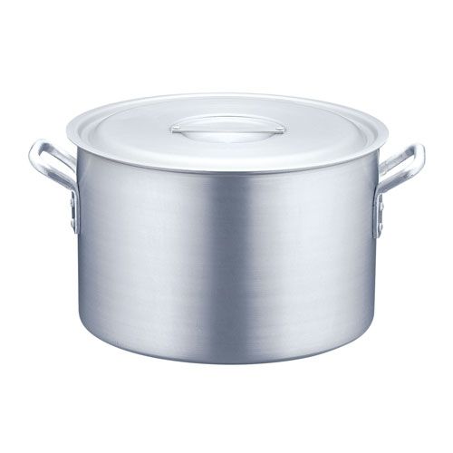 TKG アルミ半寸胴鍋 アルマイト加工 目盛付 33 cm AHV 6233