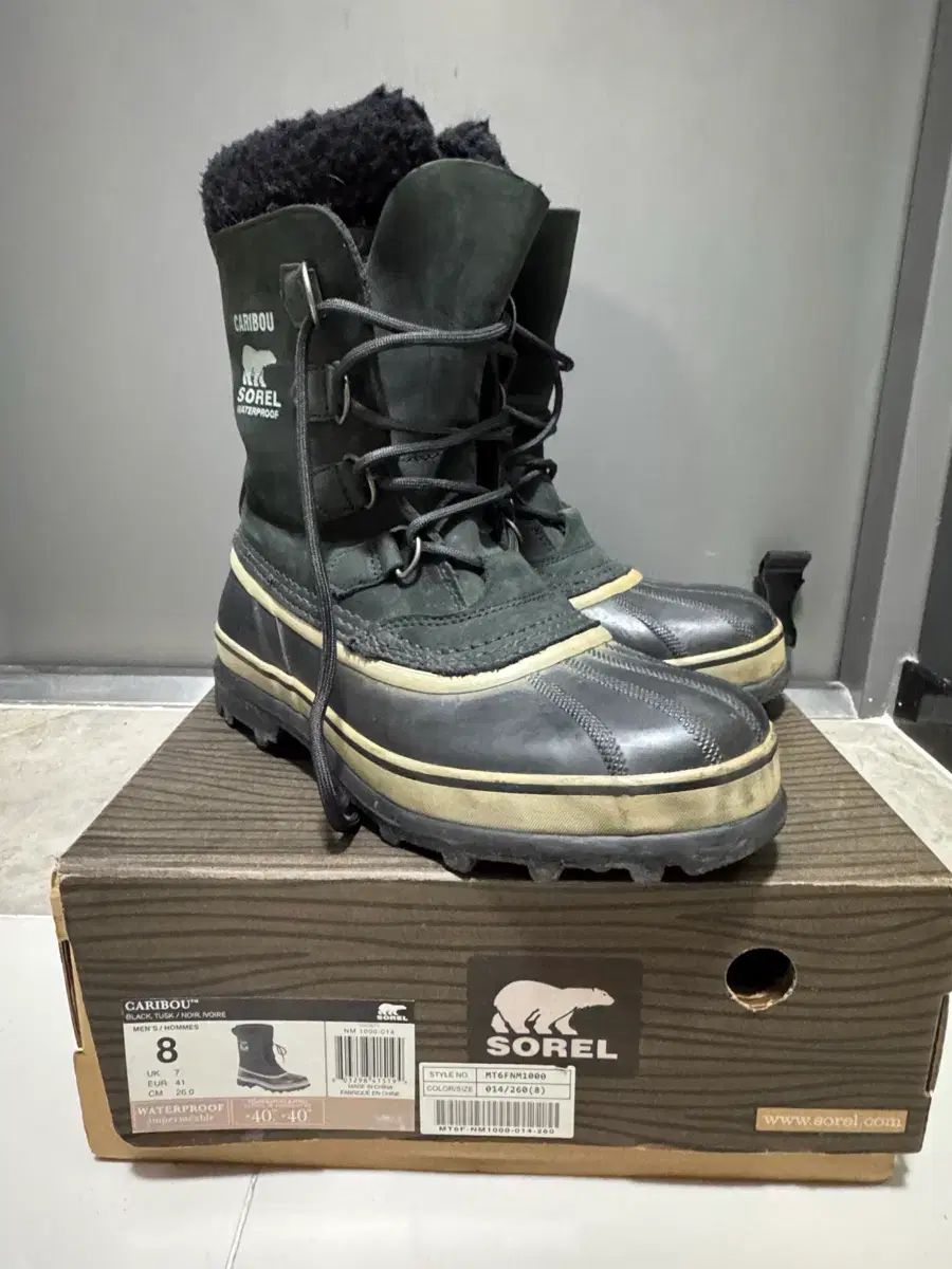 SOREL ソレル カリブ ブラック 260