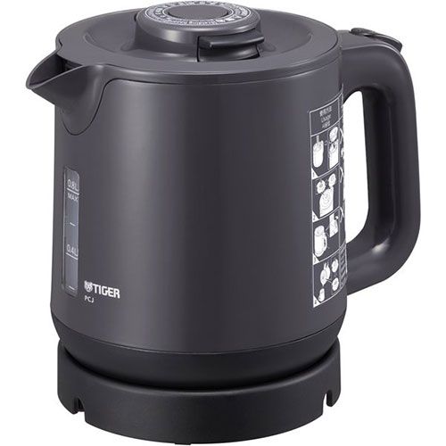 タイガー魔法瓶 TIGER PCJ-H 081-H グレー わく子 業務用蒸気レス電気ケトル 0.8 L
