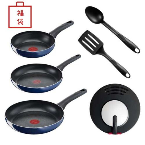 ティファール T-fal 2025年福袋 T-FALロイヤルブルーバリューセット ガス火 フライパンセット