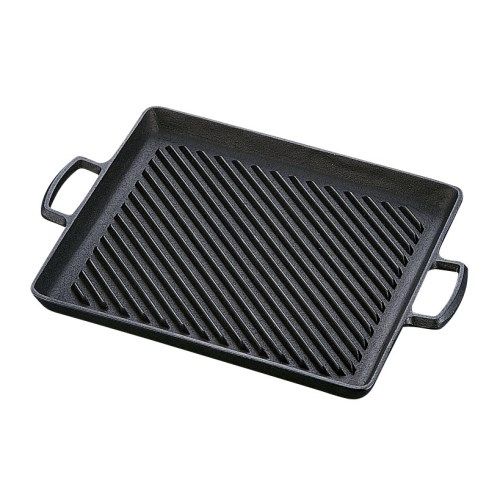 岩鋳 IH対応 南部鉄 オイルプレートグリル 23-014