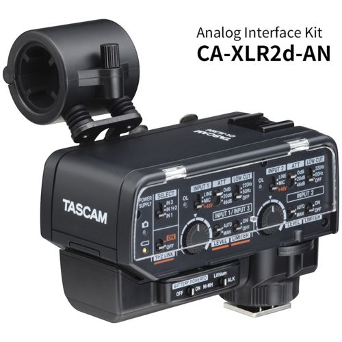 TASCAM タスカム CA-XLR 2 d-AN ミラーレスカメラ対応XLRマイクアダプター ニコン用