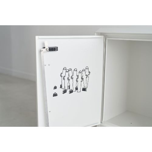 Pod mini ホワイト 2台セット（おまけ付き） セトクラフト 宅配ボックス ムーミン M25-0012 グッズ キャラクター