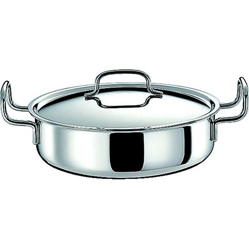 ジオ プロダクト 浅型両手鍋28 cm