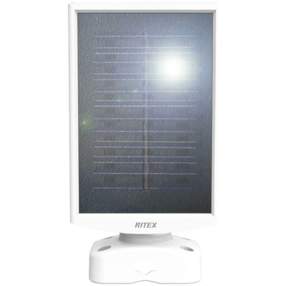 ムサシ(musashi) S-220L 5W×2灯 フリーアーム式LEDソーラーセンサー