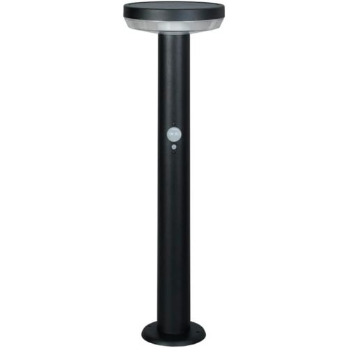 ムサシ musashi GL-S 110 BK ブラック LEDガーデンソーラーセンサーライト5 W丸型