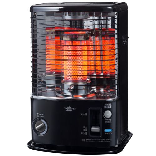 アラジン AKP-U 2802-K ブラック 石油ストーブ 自動消火タイマー こぼれま栓 コンクリート造 10畳|木造 8畳