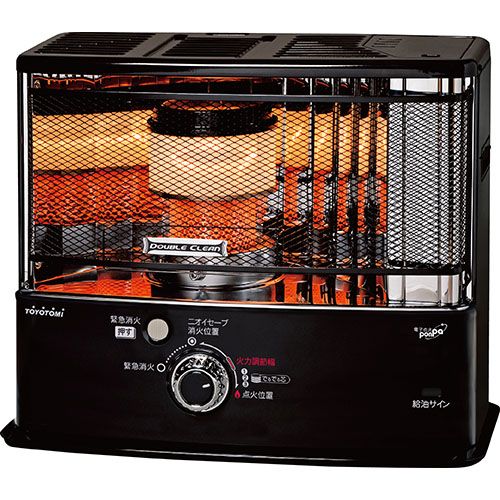 トヨトミ RC-W 3624 ブラック 反射型 石油ストーブ 木造10畳|コンクリート13畳