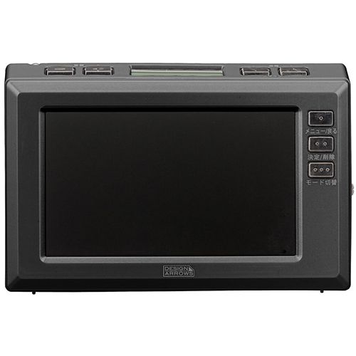 ヤザワ TV03BK ブラック 4.3インチディスプレイ ワンセグTV+ラジオ