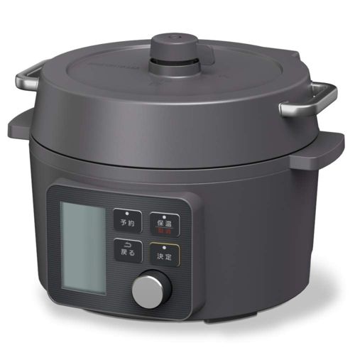 アイリスオーヤマ Iris Ohyama KPC MA 2 B ブラック 電気圧力鍋 L