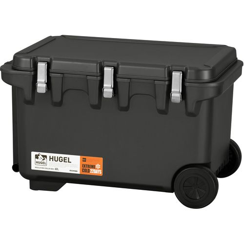 アイリスオーヤマ Iris Ohyama VITC-60 チャコールグレー HUGEL 真空断熱クーラーボックス 60 L