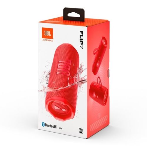 長期5年保証付】JBL(ジェイ ビー エル) JBL FLIP7 レッド Bluetooth5.4
