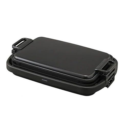 アイリスオーヤマ Iris Ohyama SWHPK-012-B ブラック ワイド ホットプレート タイプ 1350 W