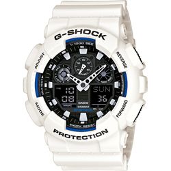 CASIO カシオ GA-100 B-7 AJF G-SHOCK ジーショック ホワイト×ブラック メンズ 腕時計