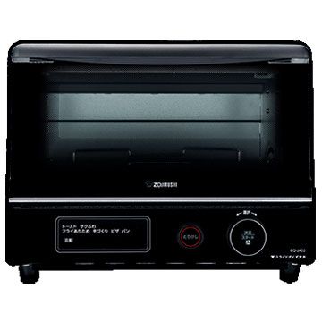 象印 EQ-JA 22-BA ブラック こんがり倶楽部 オーブントースター 1032 W