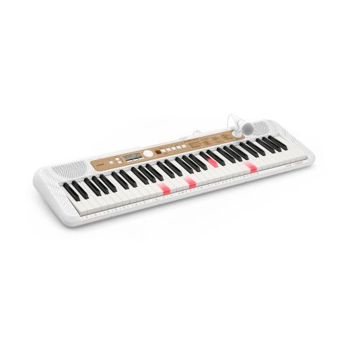 CASIO カシオ LK-340 ホワイト Casiotone 光ナビゲーションキーボード 61鍵盤 120曲内蔵