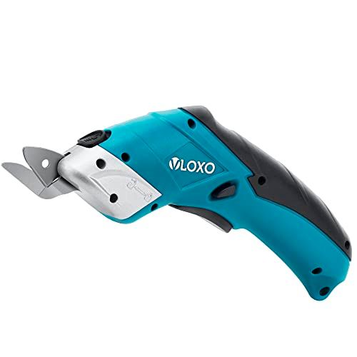 VLOXO電動カッター 電動ダンボールカッター 充電式ハサミ 段ボール 布|カーペット|ダンボール|プラスチックなどに適用 電動ハサミ 充電式 作業工具 DIY用 布切断 布ばさみ 彡
