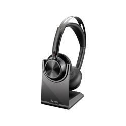 Poly ヘッドセット Voyager Focus 2 充電スタンド USB-C A Cアダプタ 両耳 9 T J 5 AA AC 3