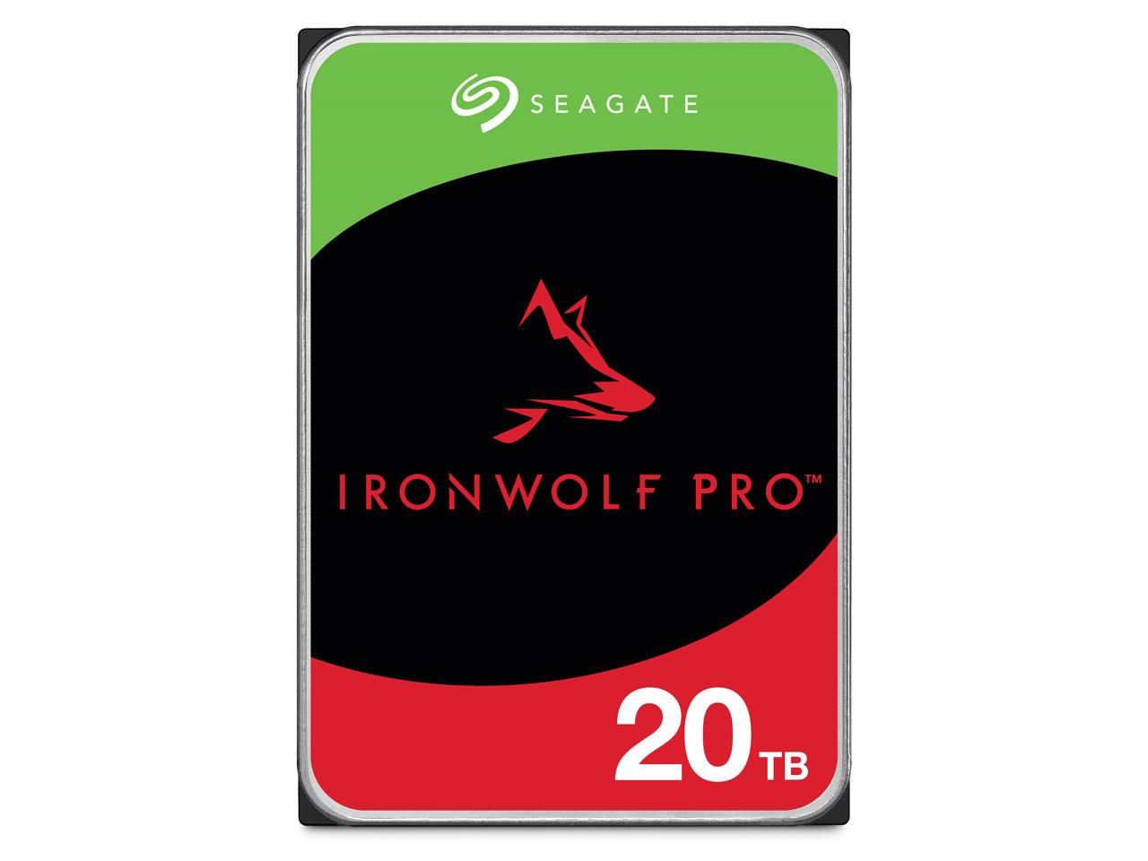 シーゲイト IronWolf Pro HDD Helium 3.5 inch SATA 6 Gb s 20 TB 7200 RPM 256 MB 512 E