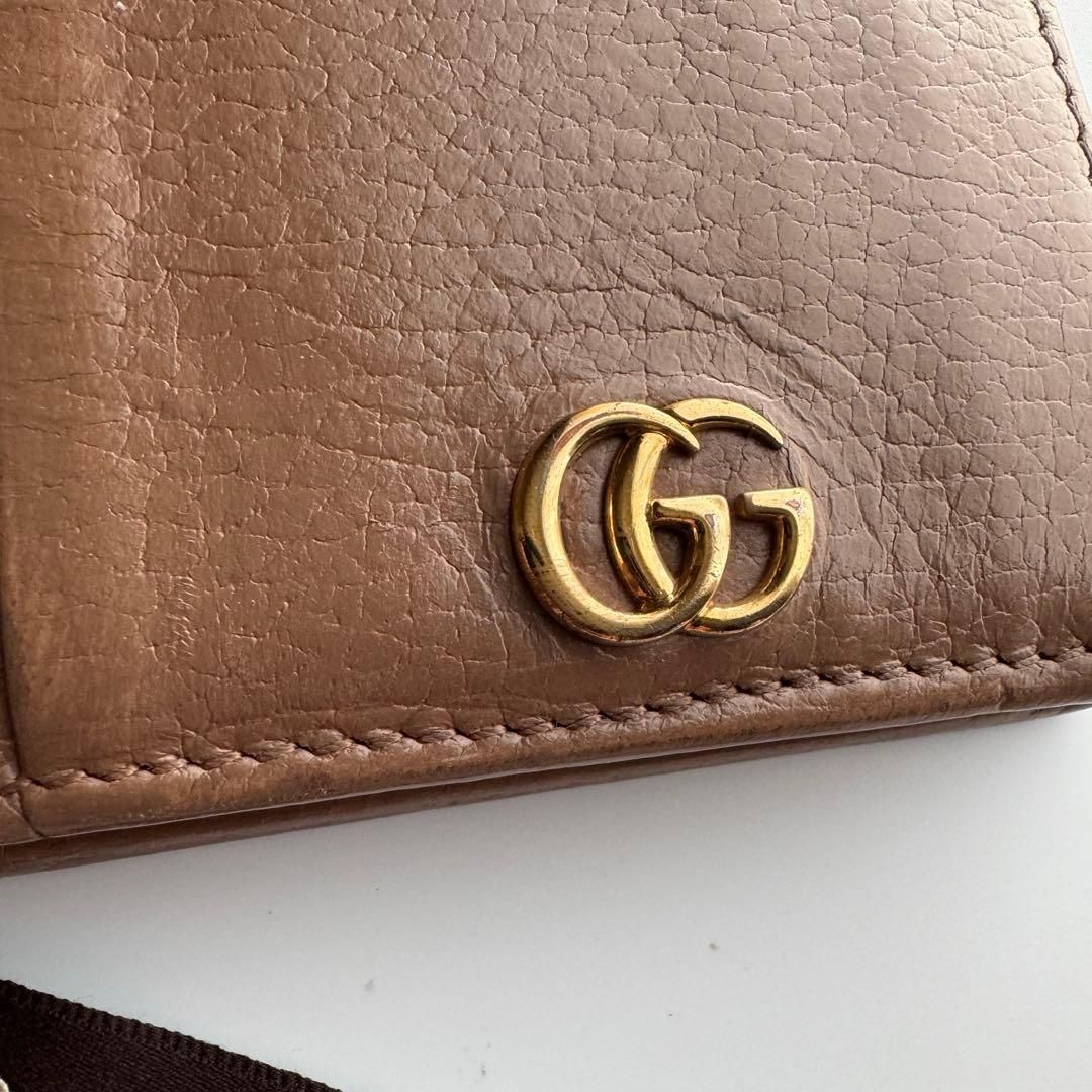 価格 205 GUCCI グッチ マーモント フラグメントケース 財布