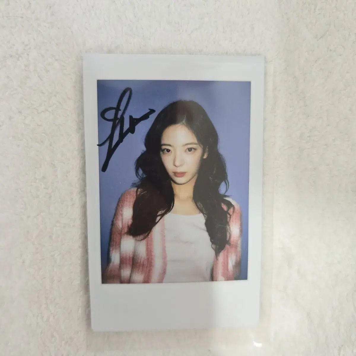 ITZY リア サイン チェキ ポラロイド