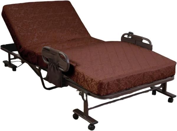 谷村実業 マットが選べる電動ベッドボンネルコイルブラウン TAN-226 B BR