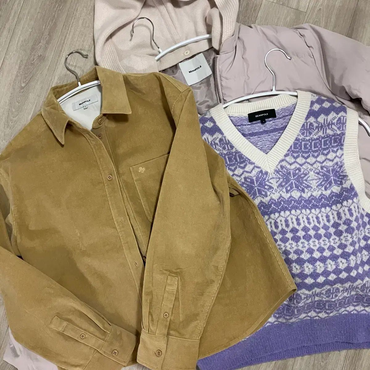 ビーンポールレディース 3点まとめ シャツ M | ベスト S ダウン L